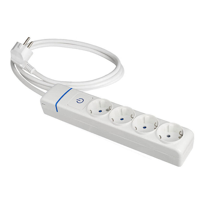 Prolongador Con 4 Tomas 2p+T, 16a 250v Con Interruptor Luminoso. 1.5 M De Cable H05vv-F 3g1,5mm². 8014pil Solera