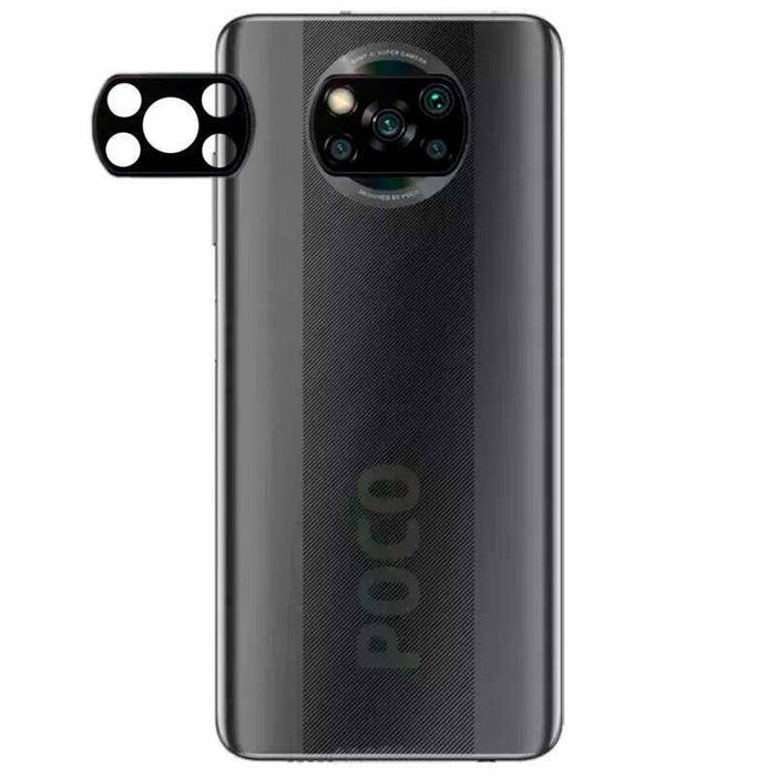 Protector De Cámara Xiaomi Poco X3 Nfc / Poco X3 Pro Negro