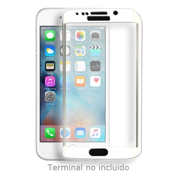 Protector Fullscreen Glass 3d Myscreen Protector Cristal Templado 0.33mm Oleofobo Dureza 9h Para Iphone 6 Plus 6s Plus Blanco