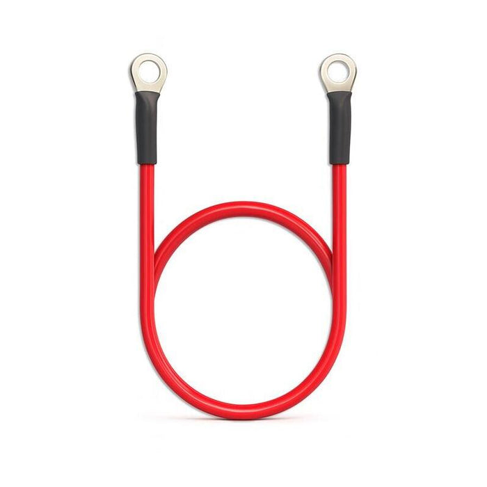 Przewód Akumulatorowy Z Koncówkami Konektorowymi M8 Kabel Z Oczkiem 8mm 60cm Czerwony