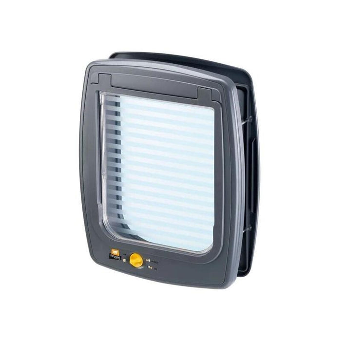 Puerta Para Perros Y Gatos Ferplast Swing 11 Grey  31 X 9,6 X 38,4 Cm