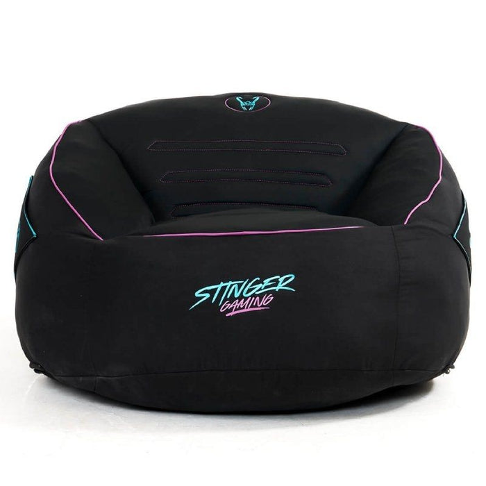 Puff Woxter Stinger Gaming Con Relleno Azul Y Negro