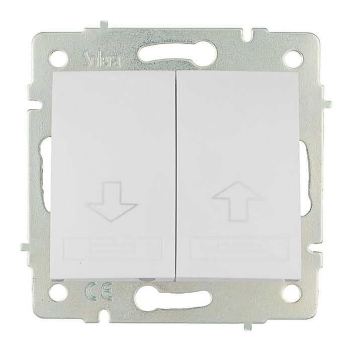 Pulsador De Persiana 10ax 250v Serie Europa Solera Erp20qc