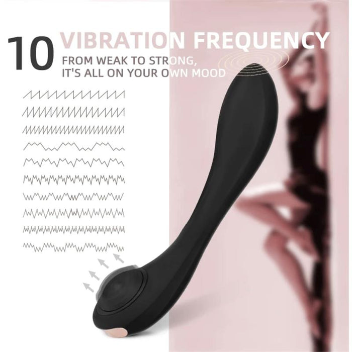 Pulsar Vibrador Con Esqueleto Articulado Silicona Usb
