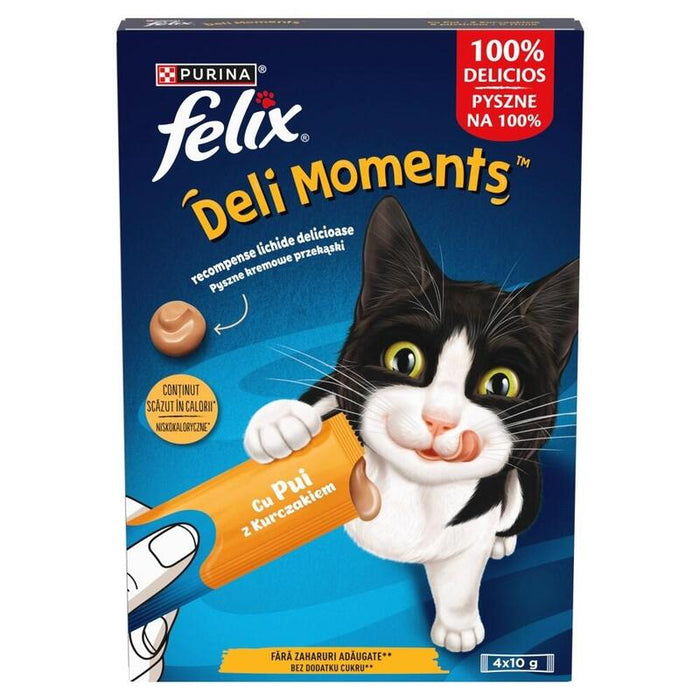 Purina Felix Deli Moments Chicken 4x10g