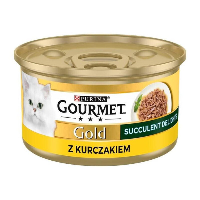 Purina Gourmet Gold Succulent Delights Chicken - Comida Húmeda Para Gatos - 85g