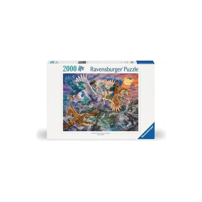 Puzzle 2000 Elementów Fantazja Pegaz