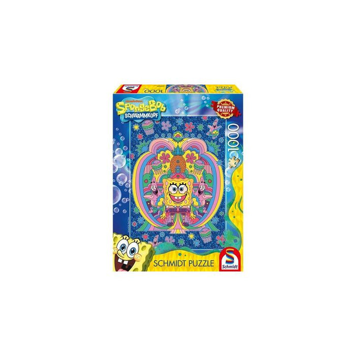 Puzzle De 1000 Piezas Homenaje A Bob Esponja De Schmidt Spiele 58588