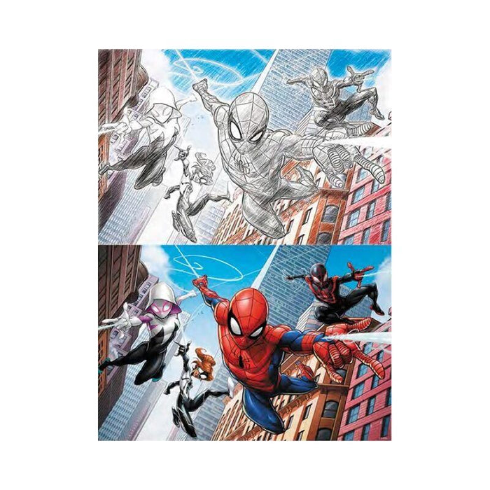 Puzzle Para Rascar Marvel Spiderman Multi Universo