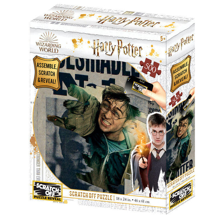 Puzzle Para Rascar Wanted Harry Potter 500pzs