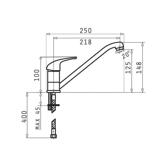 Pyramis Asalia 090922438 Mezclador De Cocina De Carbono