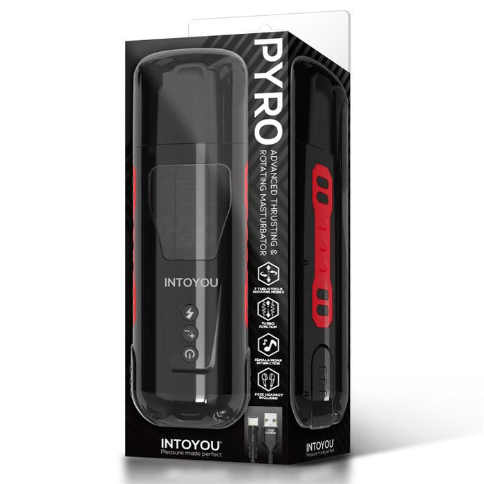 Pyro Masturbador Advanced Con Thrusting, Rotación Y Gemidos