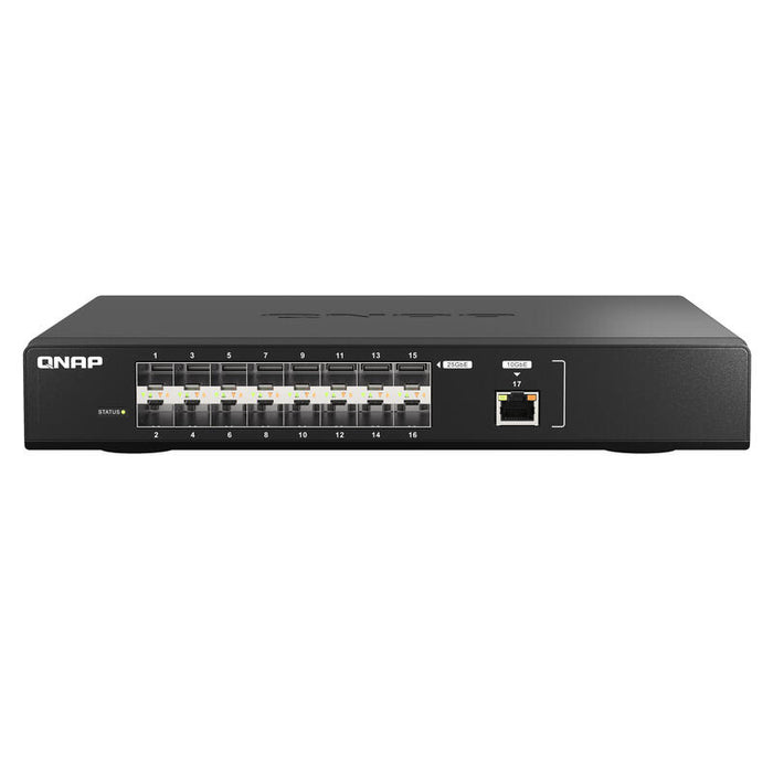 Qnap Qsw-M5216-1t Switch Gestionado L2 10g Ethernet (100/1000/10000) Negro