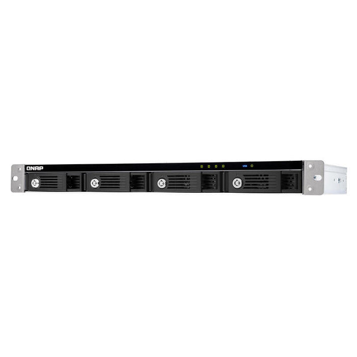 Qnap Rack 1u 4-Bay 3.5" Sata Hdd Usb 3.0 Type-C Hardware Raid External Enclosure