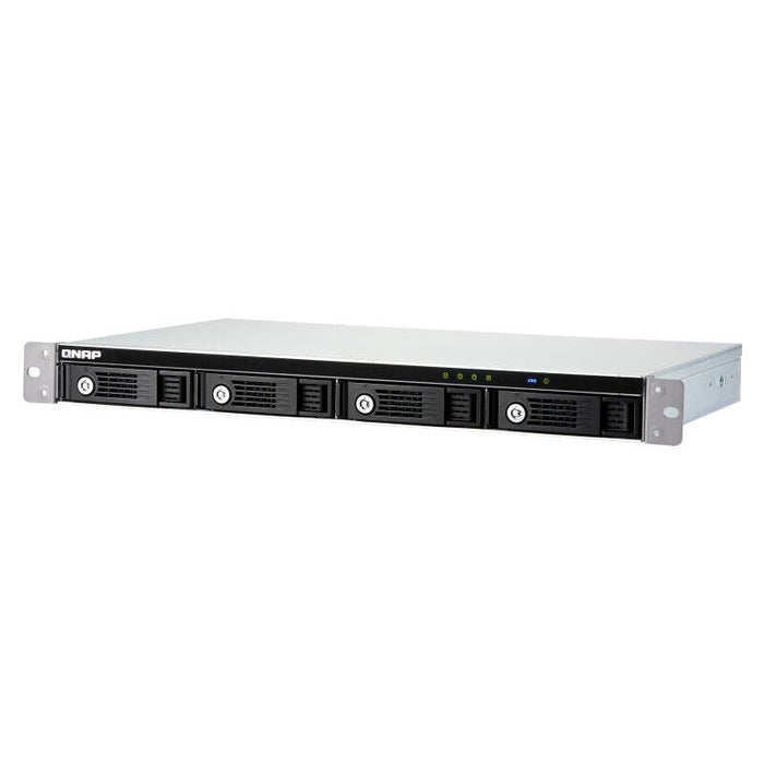 Qnap Rack 1u 4-Bay 3.5" Sata Hdd Usb 3.0 Type-C Hardware Raid External Enclosure
