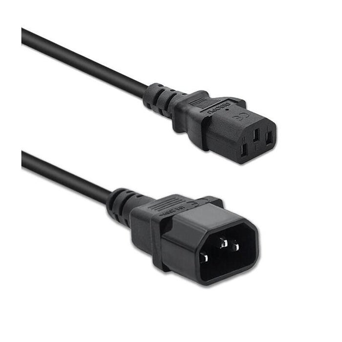 Qoltec 50549 Cable De Alimentacion Iec C13 Schuko 3x0.75mm 1.4m
