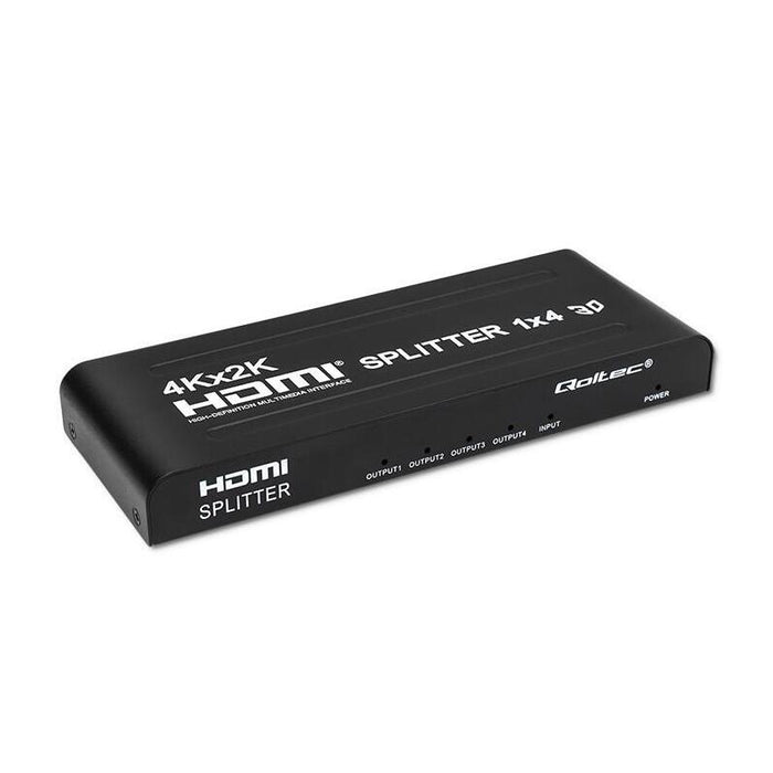 Qoltec 51798 Active Hdmi Splitter 4 X Hdmi 4k X 2k 3.4gb S