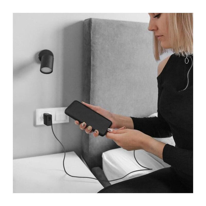 Qoltec 52379 Super Quick Pd Charger 1xusb-C 65w 5-20v 3-3.25a Black