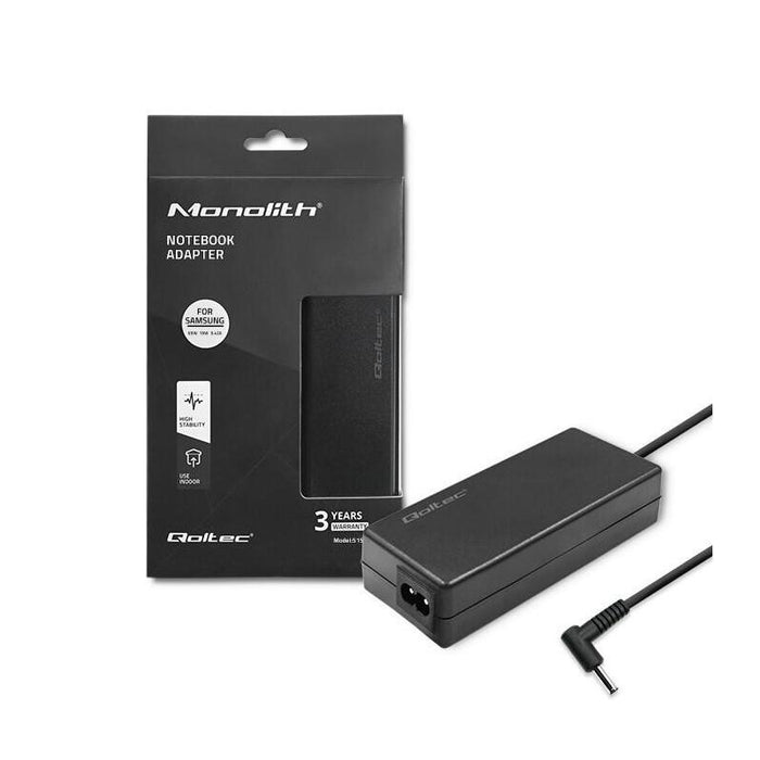 Qoltec 52406 Power Adapter For Samsung 65w 19v 3.42a 3.0x1.0