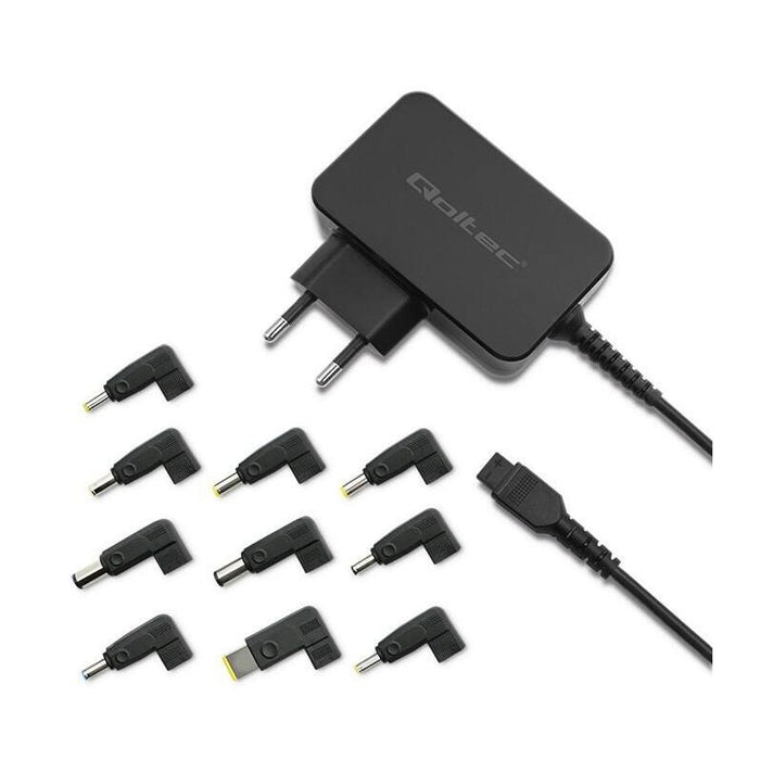 Qoltec 52414 Universal Power Adapter 65w 10 Plugins