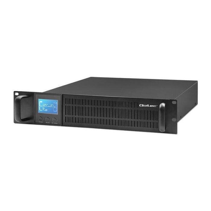 Qoltec 53945 Uninterruptible Power Supply Ups Rack 1kva 800w Lcd