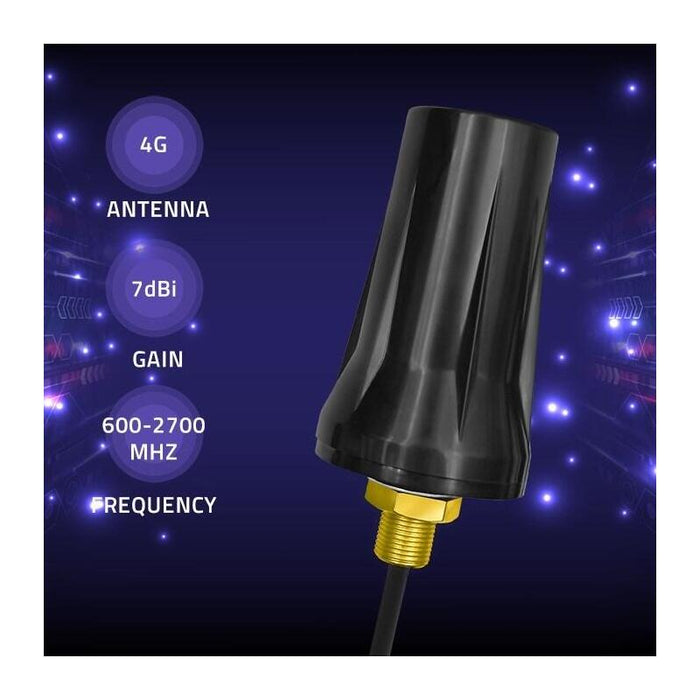 Qoltec 57042 Antena Doble 4g Lte  7 Dbi  Omnidireccional  Exterior