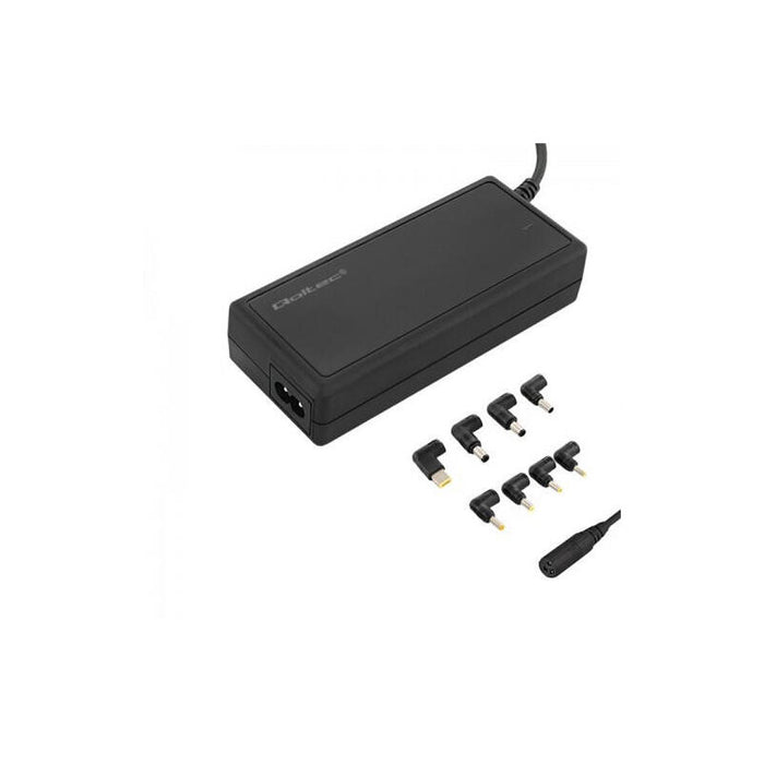 Qoltec Adaptador De Corriente Universal Automático 90w 8 Complementos + Cable De Alimentación