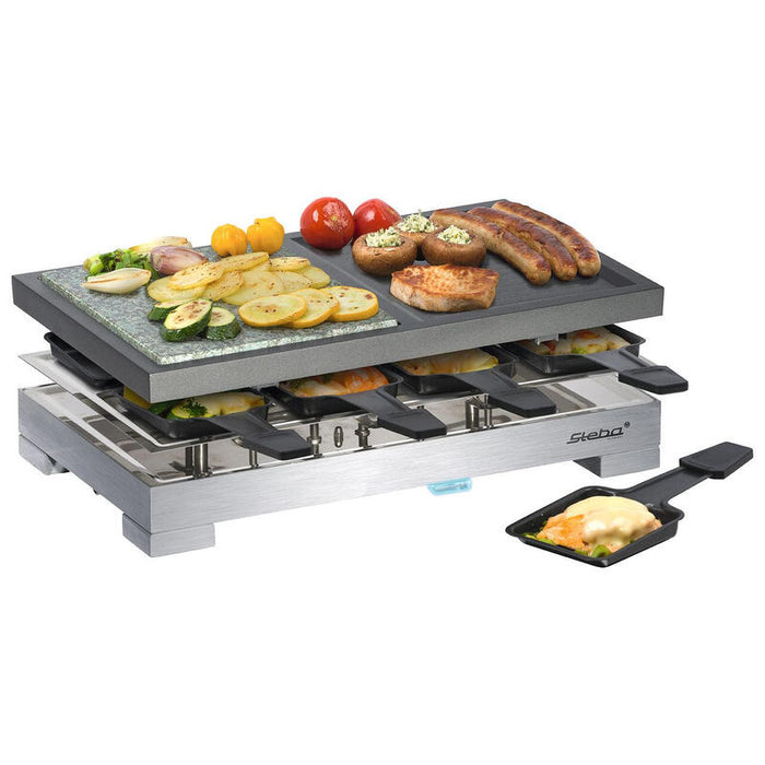 Raclette Rc 88 Edelstahl/Schwarz