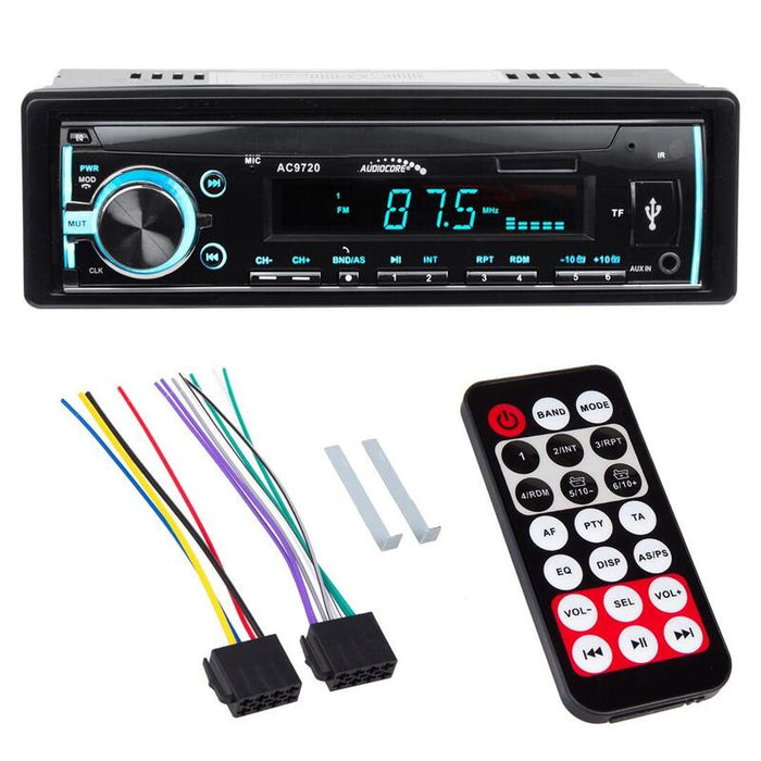 Radio De Coche Audiocore  C9720 Multicolor Mp3/Wma/Usb/Sd