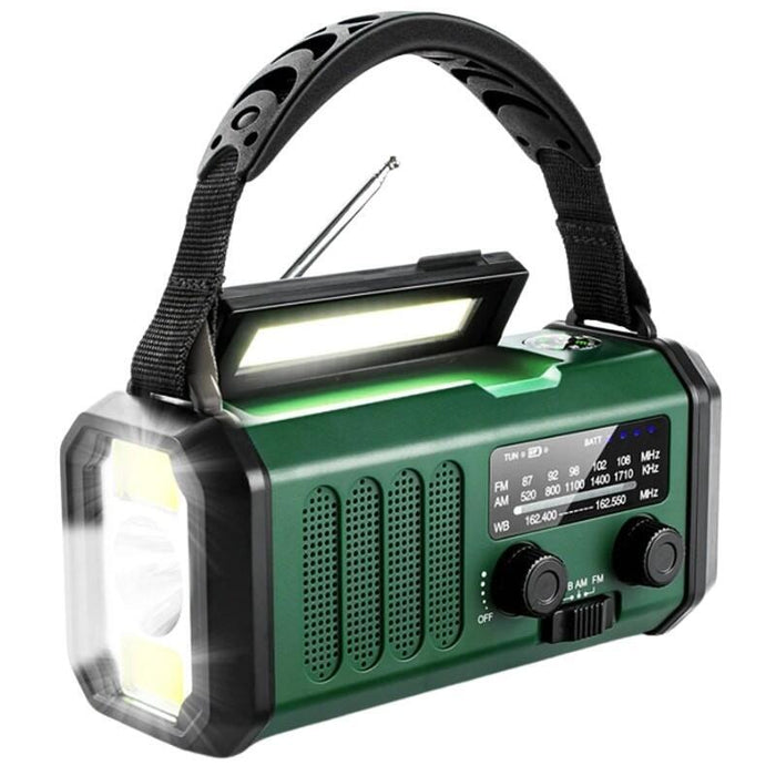 Radio E30 10000 Mah Verde - Radio De Emergencia