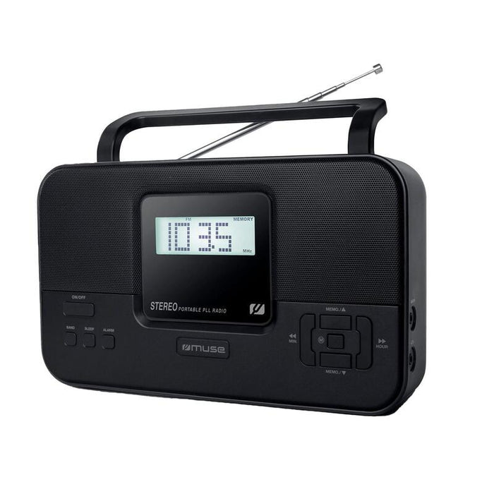 Radio Muse M-087 M Black Portátil
