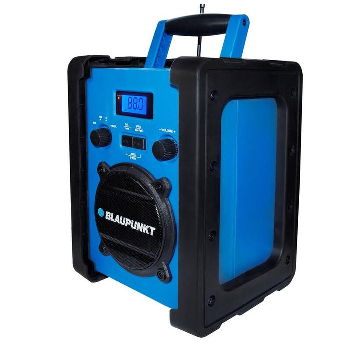 Radio Portátil Blaupunkt Pp30bt Jobsite Radio De La Construcción Azul, Negro