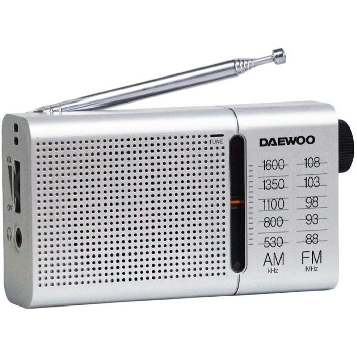 Radio Portátil Daewoo Dw1037 Plateada