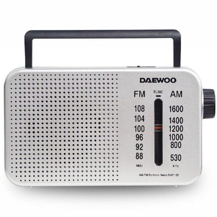 Radio Portátil Daewoo Dw1122 Plata
