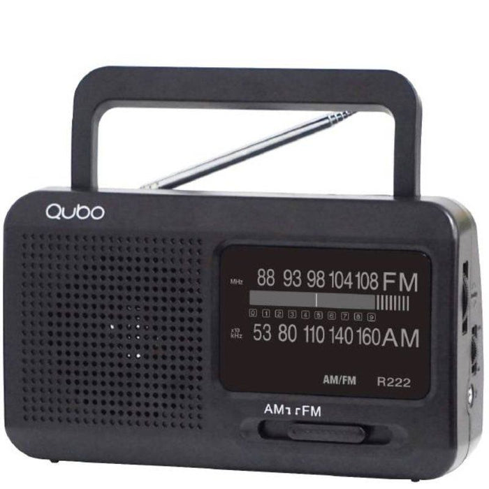 Radio Portátil Qubo R-222 Negro