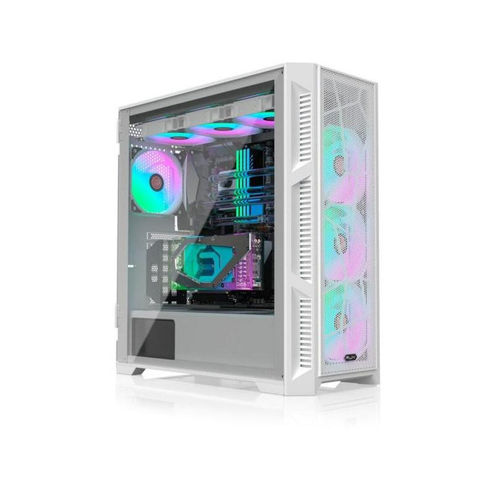 Raijintek Case M.Tower Ponos Ultra White Ms 4 Argb Fan*4 Type C Usb3.0