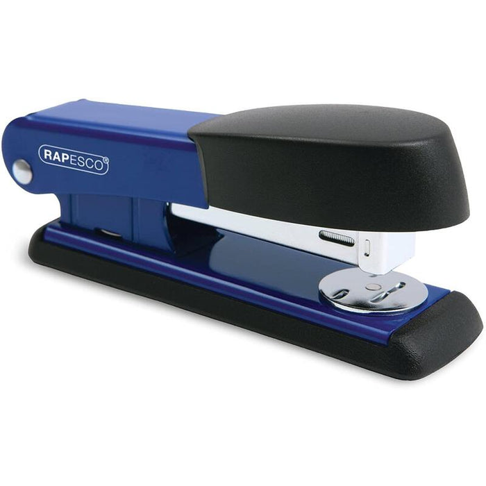 Rapesco Bowfin Grapadora Metalica De Sobremesa - Hasta 25 Hojas - Grapas 26/6, 24/6 - Grapado Cerrado Y Abierto