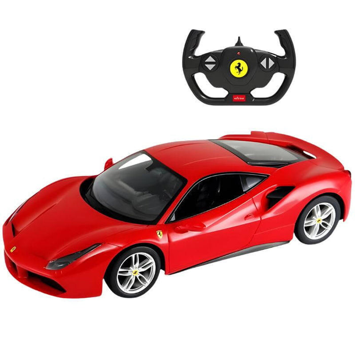 Rastar 1:14 Rc Ferrari 488 Gtb Coche Radiocontrol Rojo