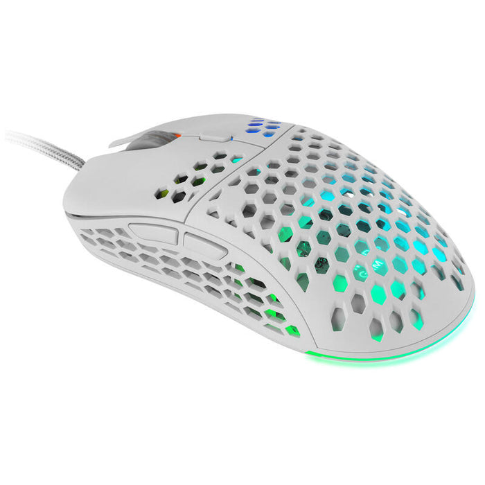Ratón Gaming Mars Gaming Mm55 Hasta 12800 Dpi Blanco