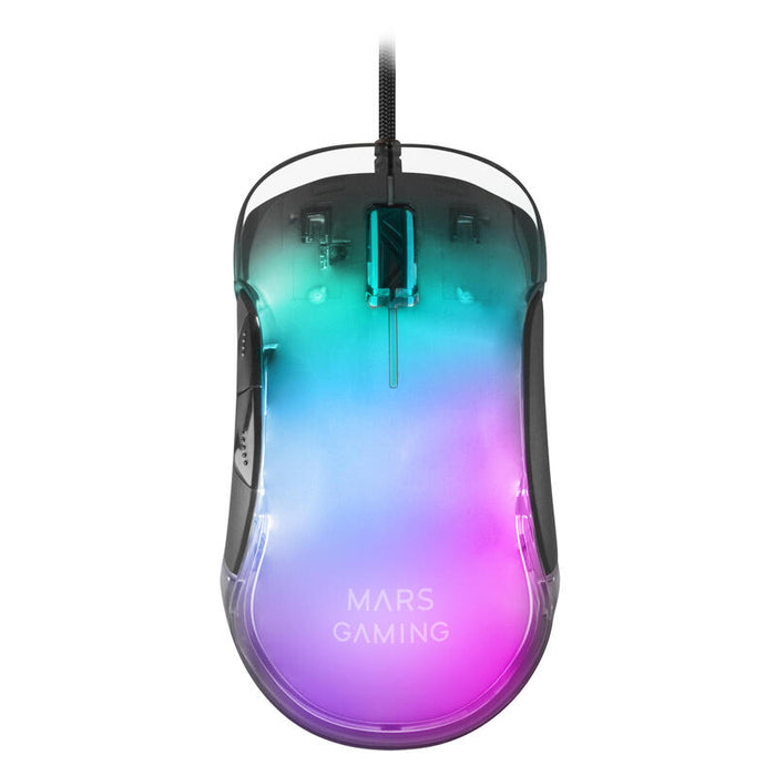 Ratón Gaming Mars Gaming Mmglow Hasta 12800dpi Negro