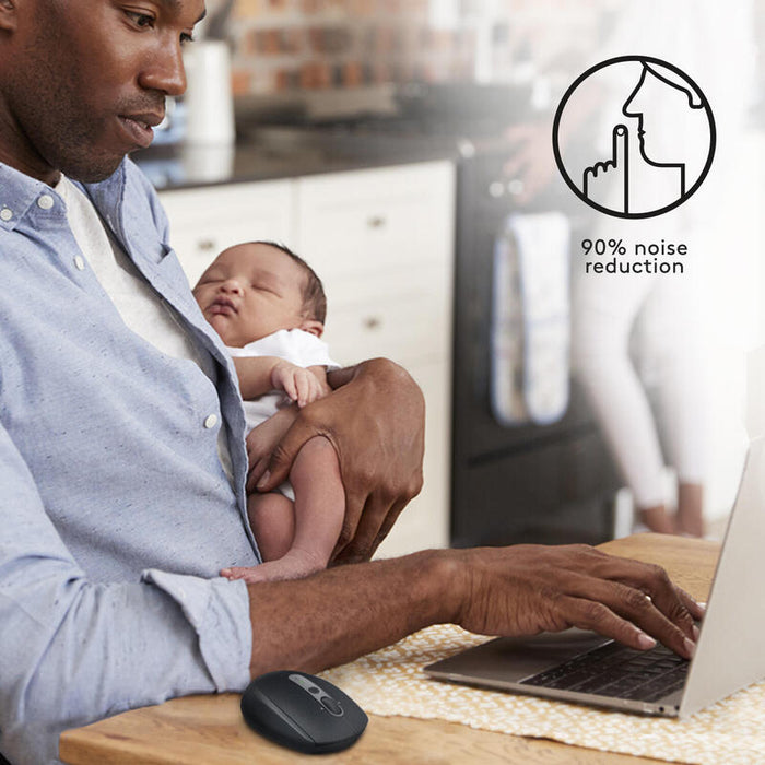 Ratón Inalámbrico Silencioso Logitech M590 Grafito Bt 910-005197