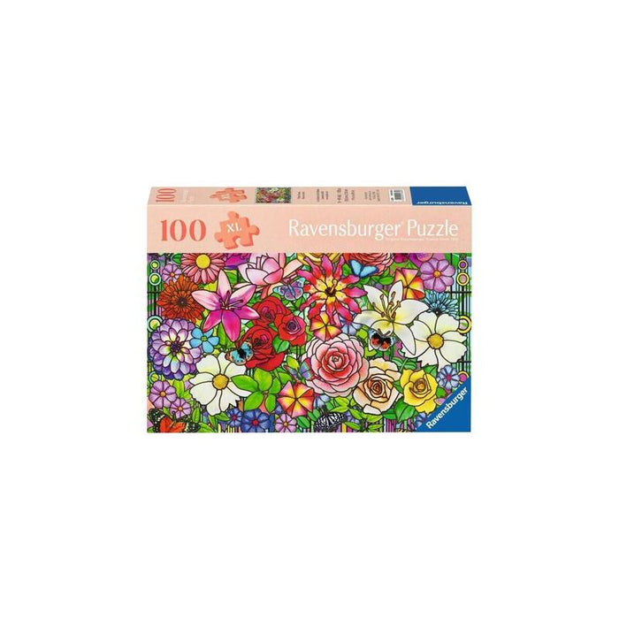 Ravensburger Se Siente Bien Y Rompecabezas - Ventana De Flores 100 Partes 12001364