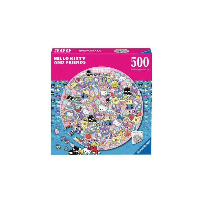 Ravensburger Rundpuzzle - Hello Kitty Y Friends 500 Parts 12001391