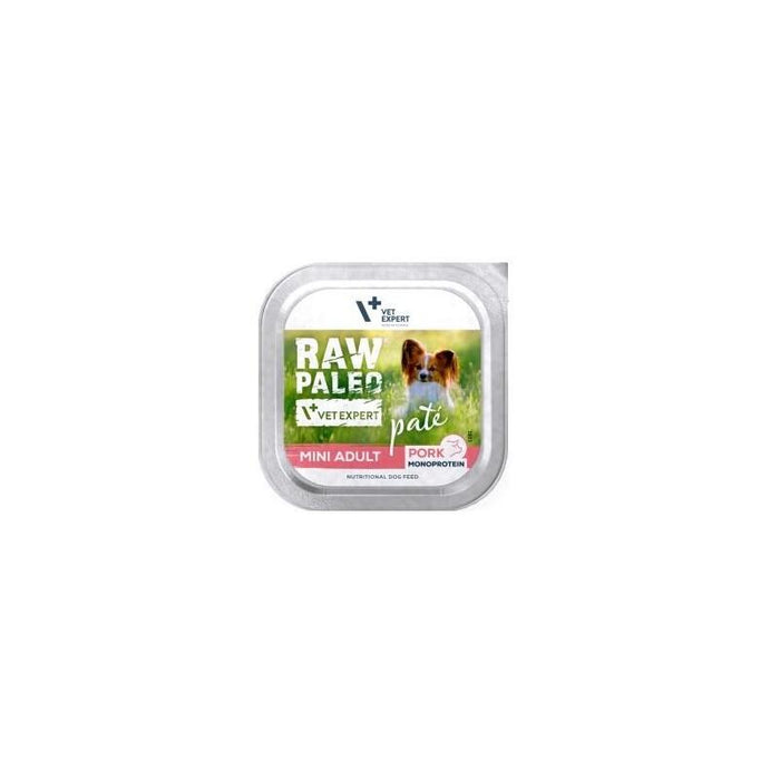 Raw Paleo Pâte Mini Adult Pork - Comida Húmeda Para Perros - 150g