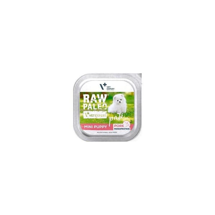 Raw Paleo Pâte Mini Puppy Pork - Comida Húmeda Para Perros - 150g