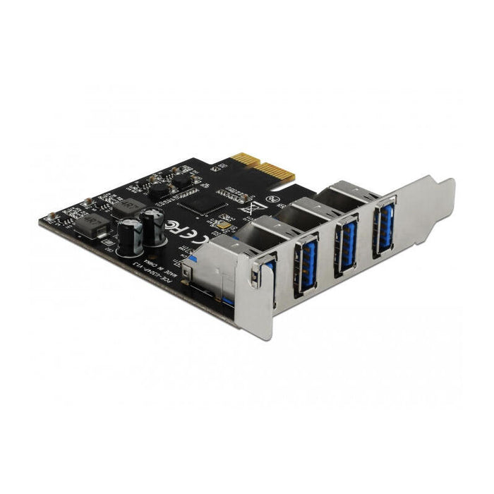 Reacondicionado Delock Pcie Usb-Adaptador 4x Extern Usb 3.0 - Reacondicionado (Usado)