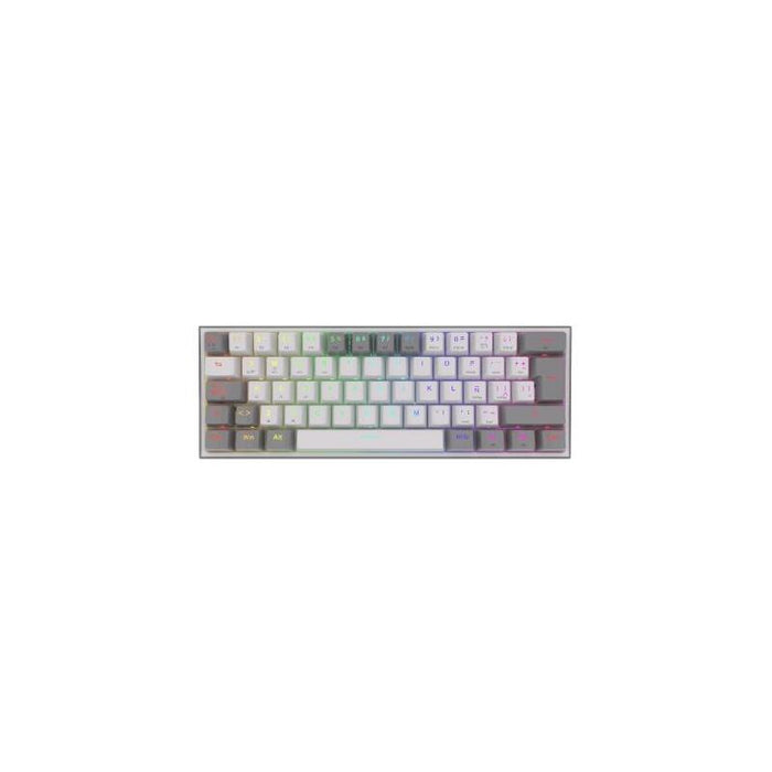 Redragon Fizz Pro Teclado Mecanico Gaming Inalámbrico Rgb Español La Blanco/Gris