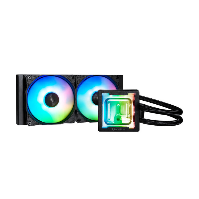 Refrigeracion Liquida Cube Aio 240 A-Rgb Black Bitfenix Argb/ Intel (Lga1700/1200/1151/1150/1155) Y Amd(Am5/Am4).