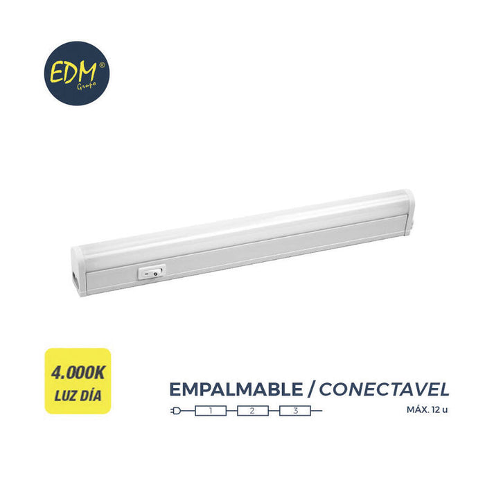 Regleta Electronica Led 13w 1150 Lumens 4000k Luz Dia 3,6x83,8x3cm Edm
