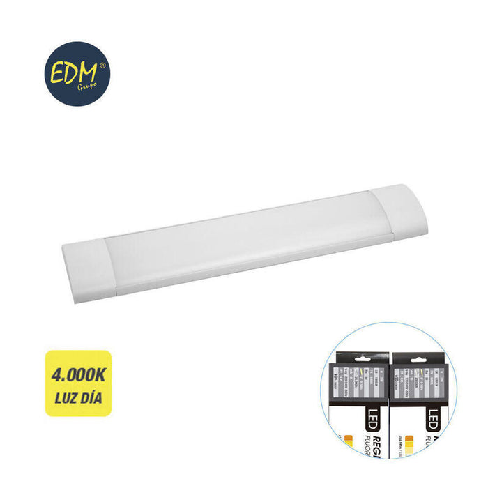 Regleta Electronica Led 48w 4000k Luz Dia 4200lm 12x121x3,1cm Edm